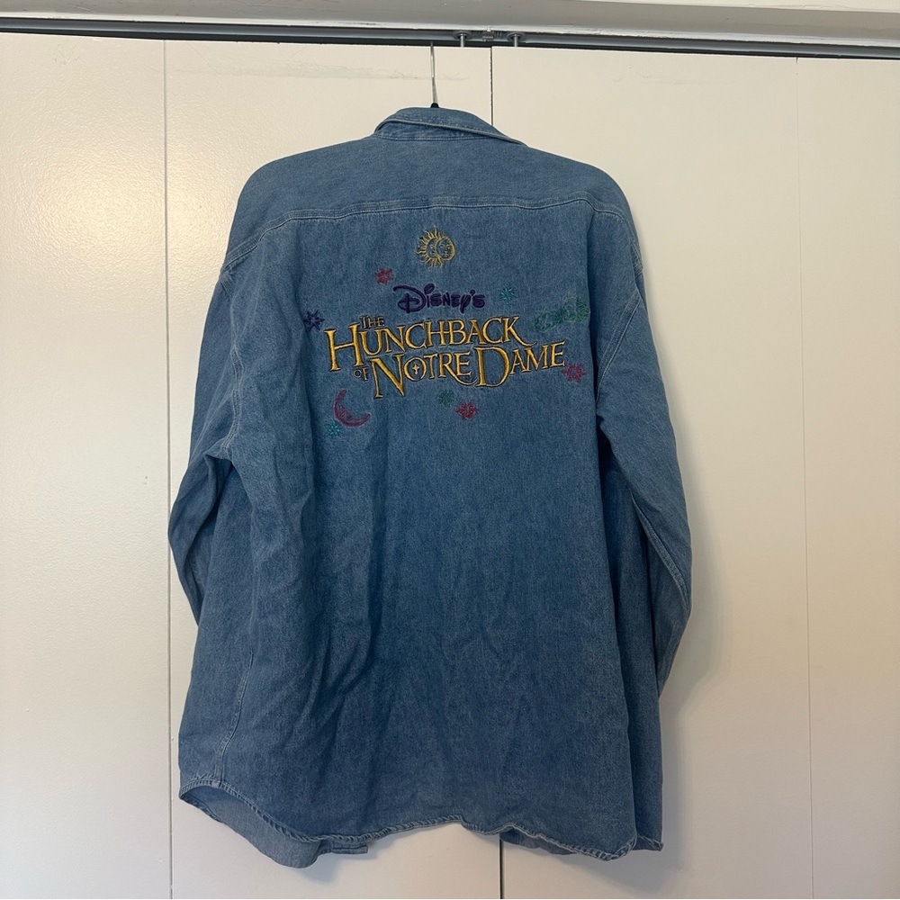 Disney Store The Hunchback of Notre Dame Embroidered Chambray Shirt
